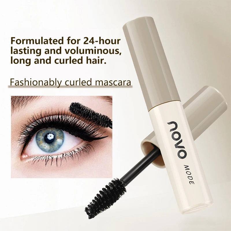 Black Mascara, Waterproof & Long-Lasting, Volumizing and Curling, Suitable for Mascara Base and Everyday Look