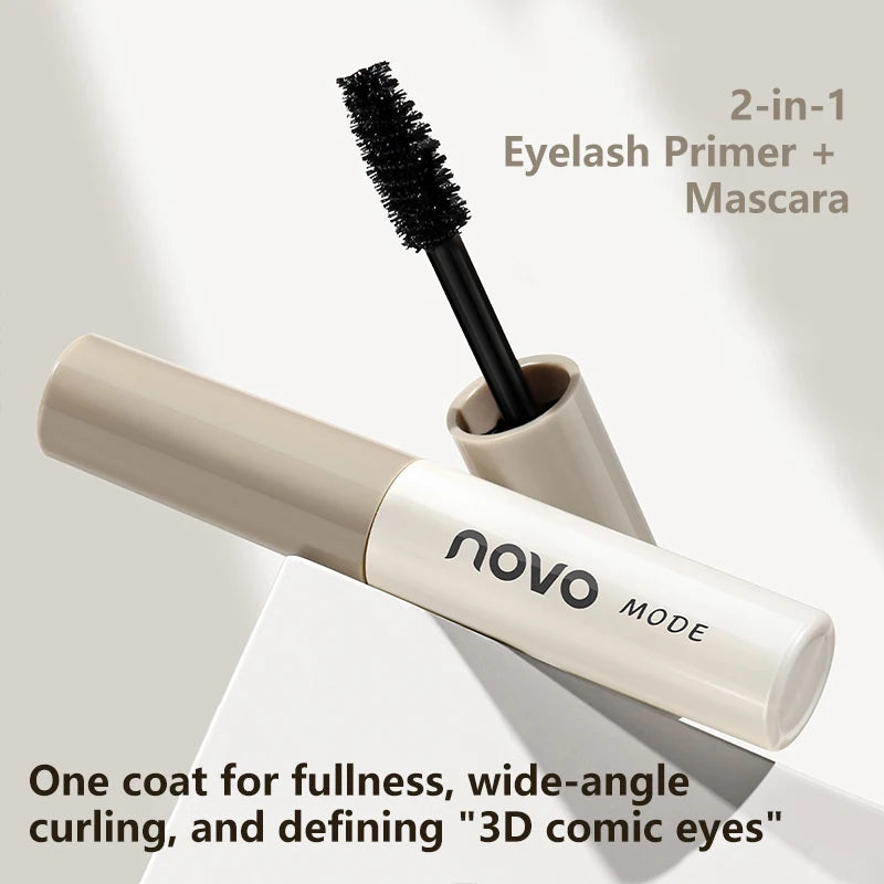 Black Mascara, Waterproof & Long-Lasting, Volumizing and Curling, Suitable for Mascara Base and Everyday Look