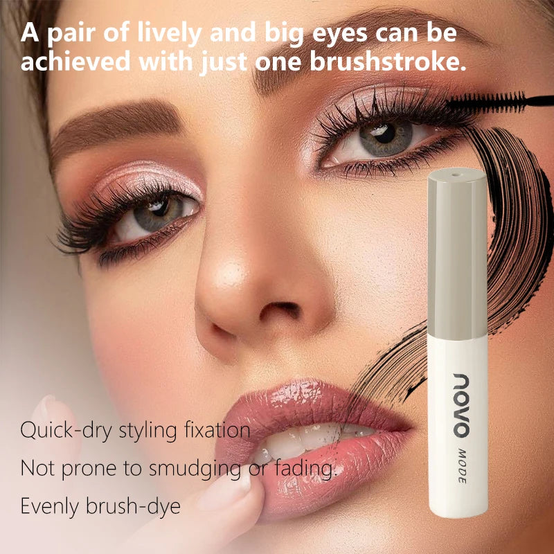 Black Mascara, Waterproof & Long-Lasting, Volumizing and Curling, Suitable for Mascara Base and Everyday Look