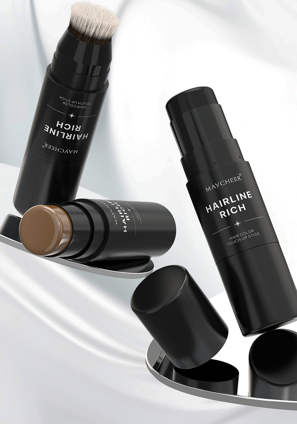 Waterproof Hairline Concealer Stick - Instantly Conceal Roots and Shadows for a Natural-looking Makeup Look Shadow Powder Stick