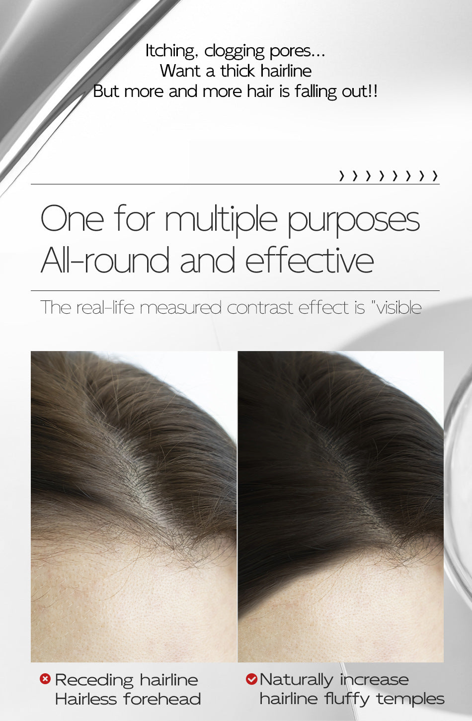 Waterproof Hairline Concealer Stick - Instantly Conceal Roots and Shadows for a Natural-looking Makeup Look Shadow Powder Stick