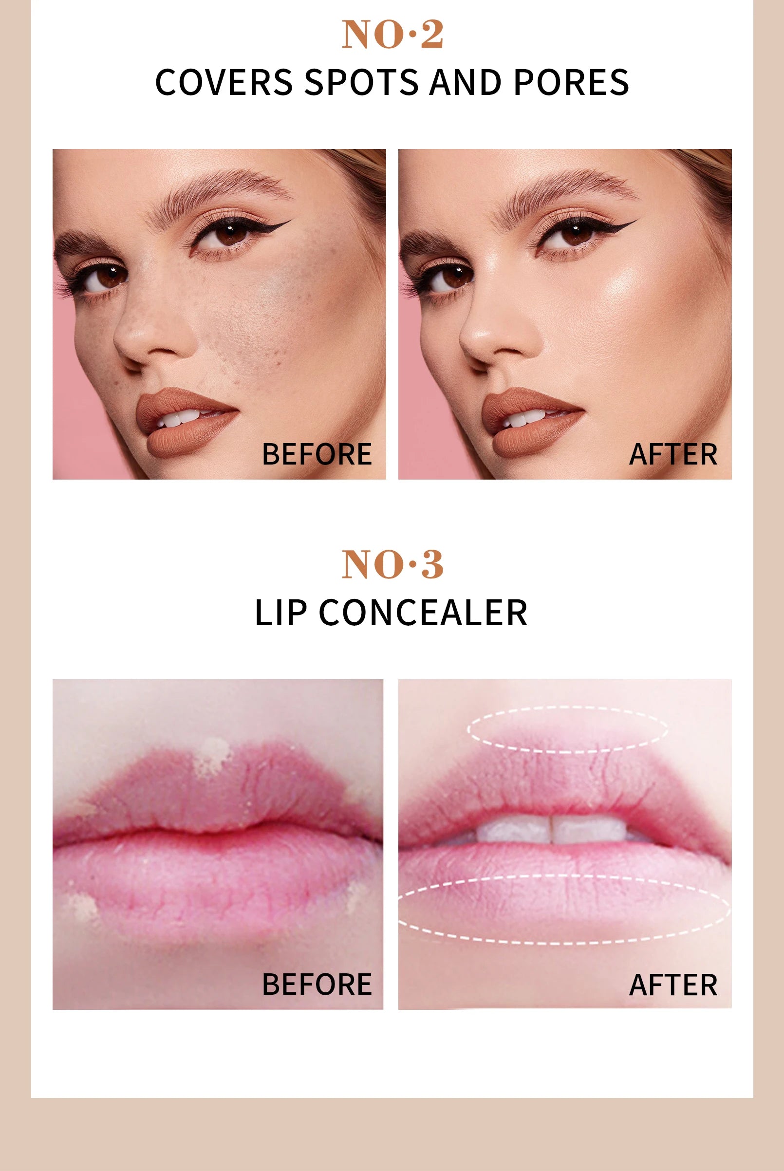 Full Coverage Concealer-waterproof,for Covers Skin Blemishes and Wrinkles and Tattoos,Regulates Skin Tone,Face Concealer Makeup