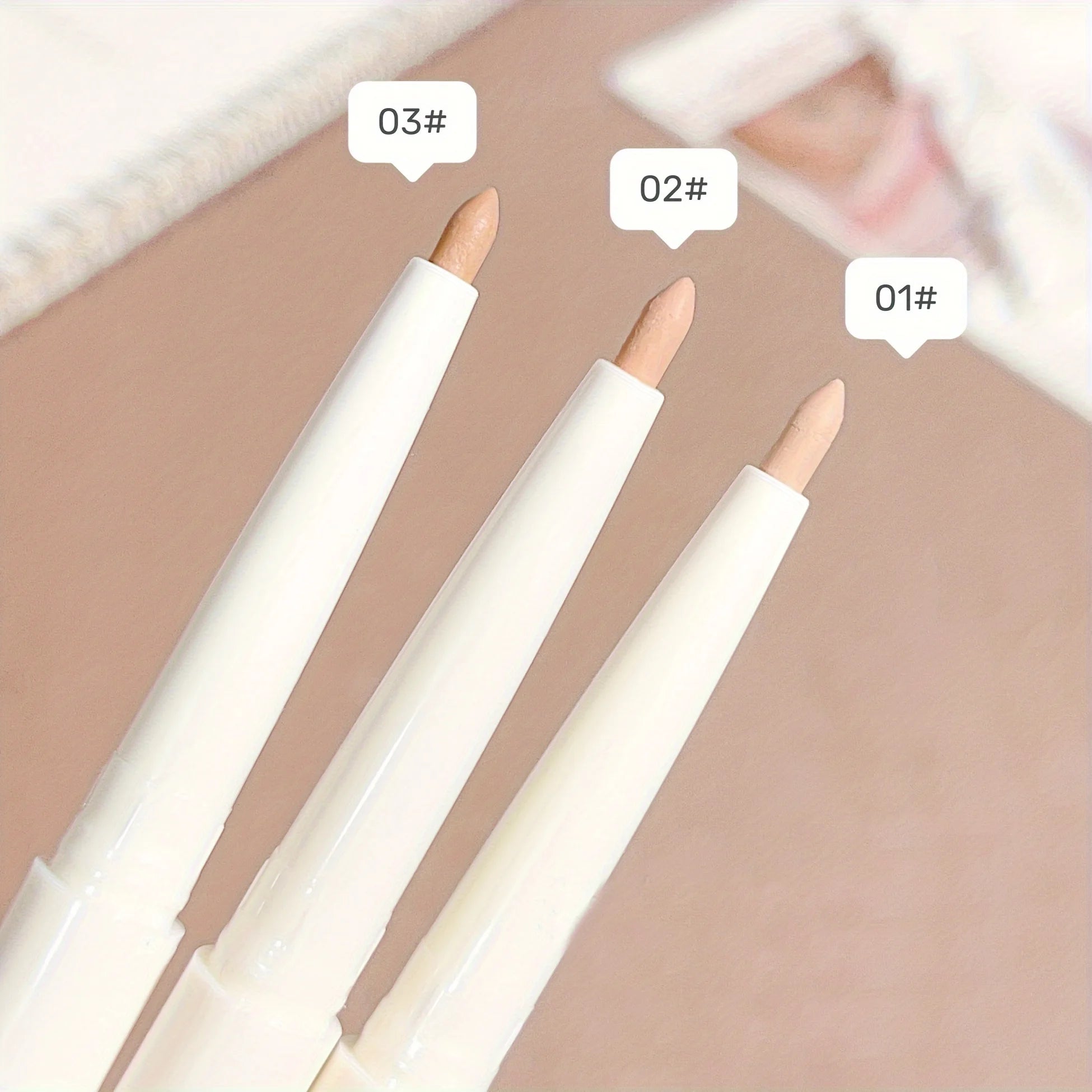 Multi-functional concealer for perfect skin - conceals blemishes, dark circles/freckles, long-lasting waterproof, matte finish