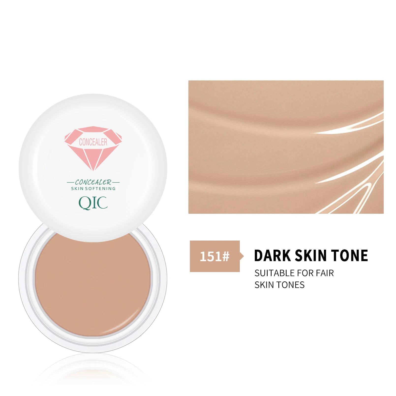 Full Coverage Concealer-waterproof,for Covers Skin Blemishes and Wrinkles and Tattoos,Regulates Skin Tone,Face Concealer Makeup