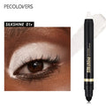 Waterproof and Sweatproof Double-ended Eye Shadow Stick 20 Colors Eye Highlight Naturally Brighten Eyes Eye Cosmetics