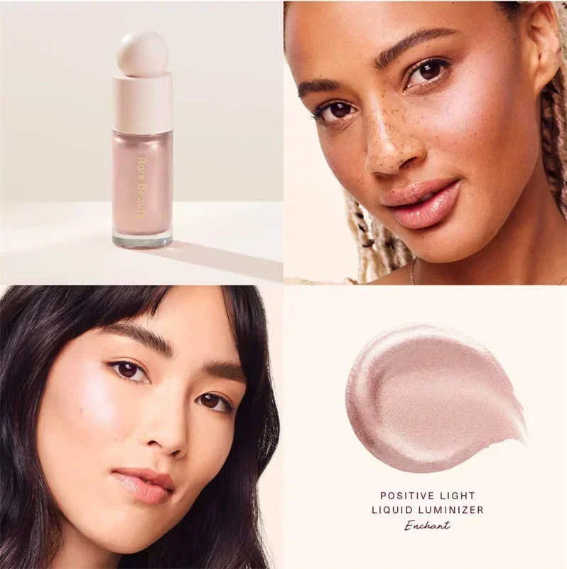 New Bronze Liquid Blush Lipstick Eyes Luminizer Highlight Cheek Blusher Waterproof Face Contour Shadow Lip Gloss Plump Makeup