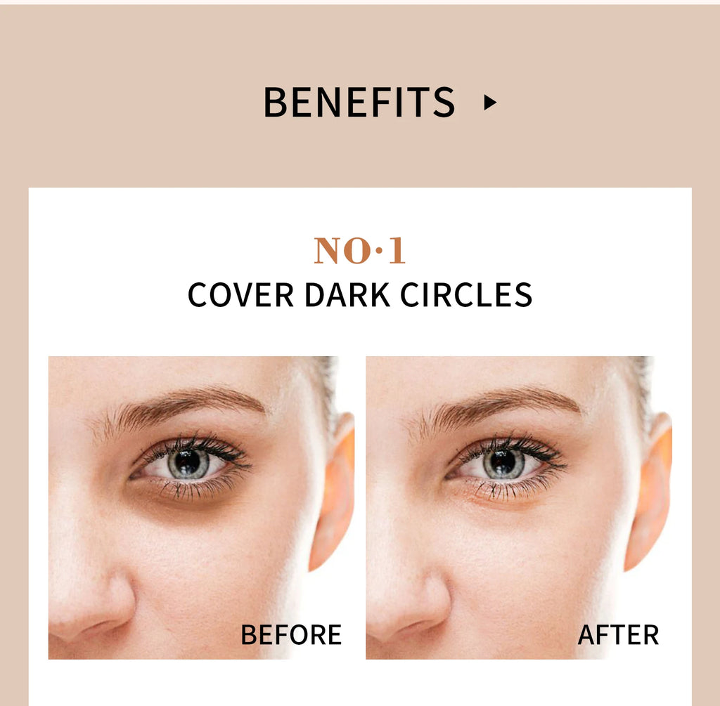 Full Coverage Concealer-waterproof,for Covers Skin Blemishes and Wrinkles and Tattoos,Regulates Skin Tone,Face Concealer Makeup