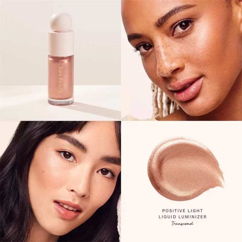 New Bronze Liquid Blush Lipstick Eyes Luminizer Highlight Cheek Blusher Waterproof Face Contour Shadow Lip Gloss Plump Makeup