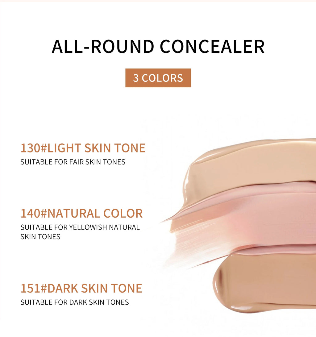 Full Coverage Concealer-waterproof,for Covers Skin Blemishes and Wrinkles and Tattoos,Regulates Skin Tone,Face Concealer Makeup