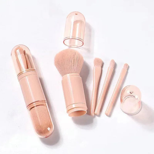 4 In 1 Makeup Brush Mini Eye Shadow Brush Powder Brush Convenient Makeup Brush Beauty Tools