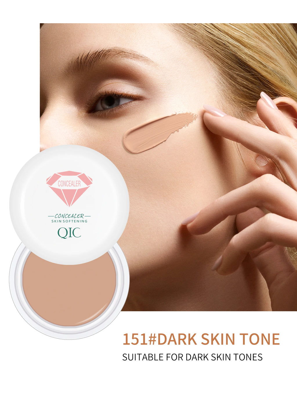 Full Coverage Concealer-waterproof,for Covers Skin Blemishes and Wrinkles and Tattoos,Regulates Skin Tone,Face Concealer Makeup