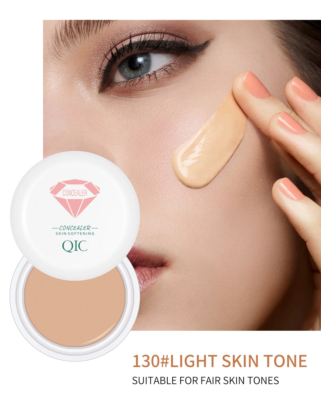 Full Coverage Concealer-waterproof,for Covers Skin Blemishes and Wrinkles and Tattoos,Regulates Skin Tone,Face Concealer Makeup